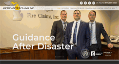 Desktop Screenshot of michiganfireclaimsinc.com